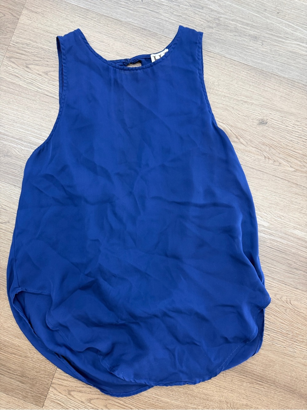 Haute Hippie Silk  Blue Sleeveless Tank